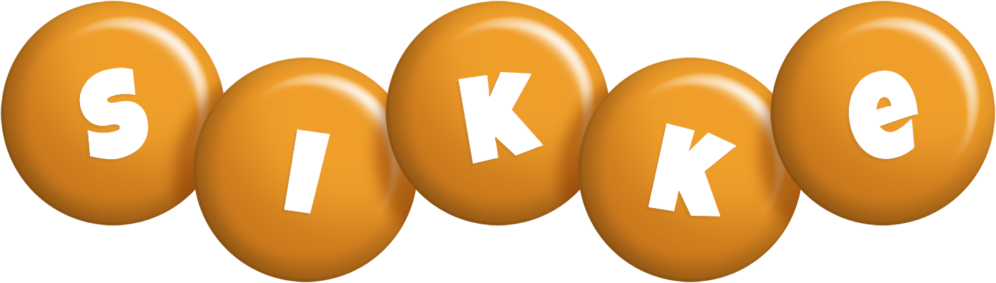 Sikke candy-orange logo