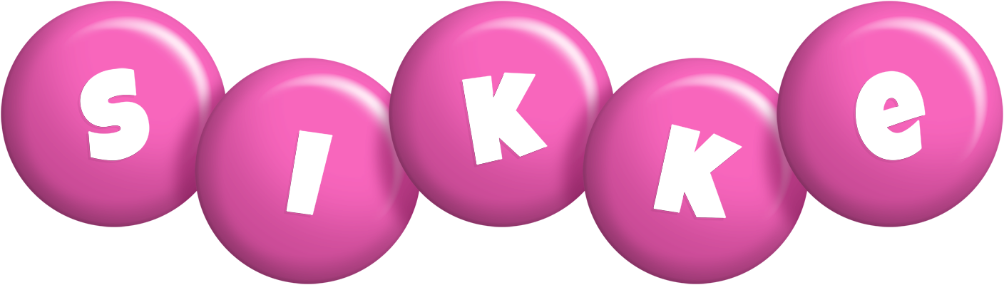 Sikke candy-pink logo