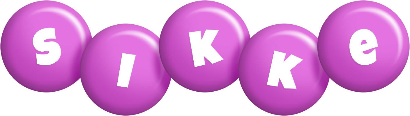 Sikke candy-purple logo