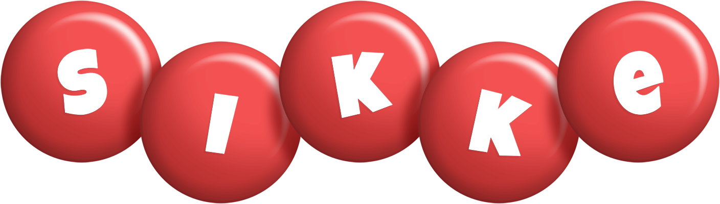 Sikke candy-red logo