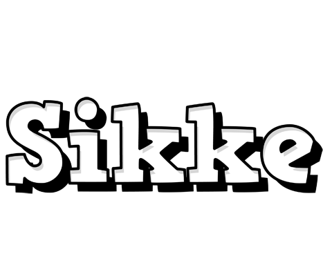 Sikke snowing logo