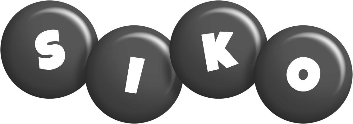 Siko candy-black logo