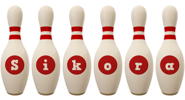 Sikora bowling-pin logo