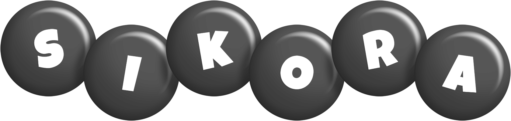 Sikora candy-black logo