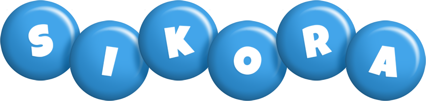 Sikora candy-blue logo