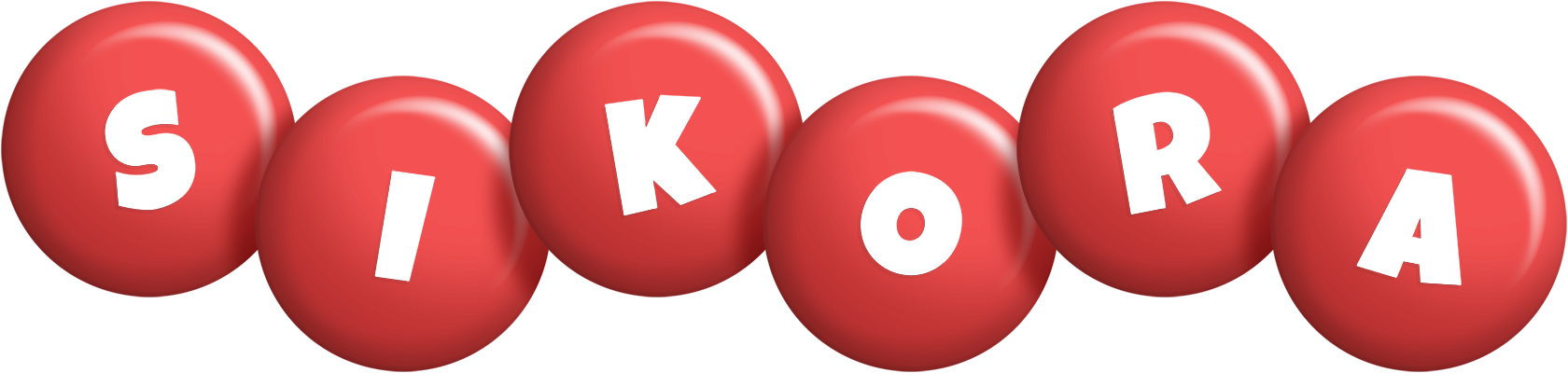 Sikora candy-red logo