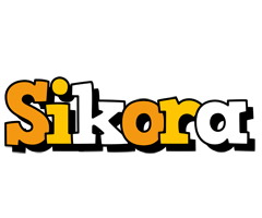 Sikora cartoon logo