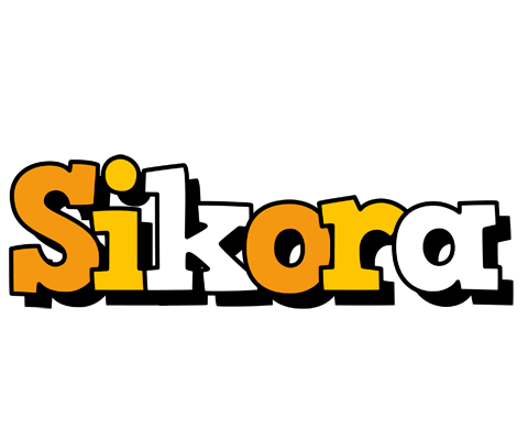 Sikora cartoon logo
