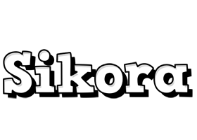 Sikora snowing logo