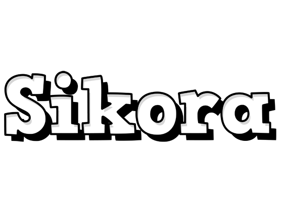 Sikora snowing logo