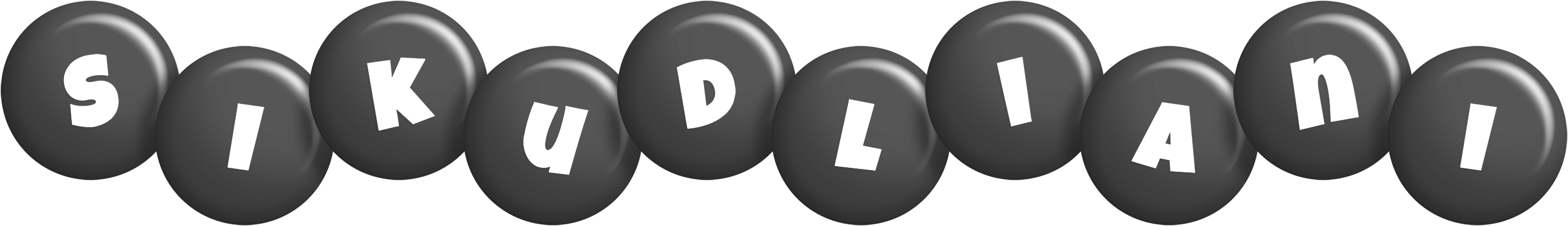 Sikudliani candy-black logo