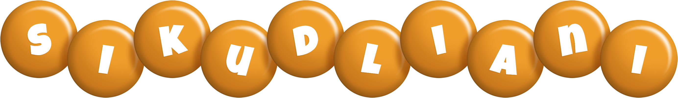 Sikudliani candy-orange logo