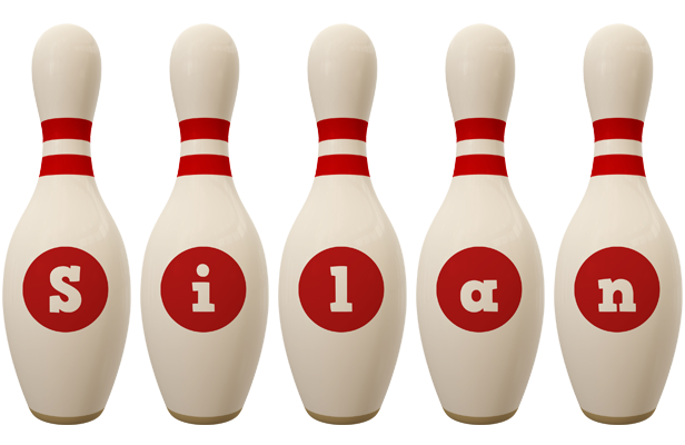 Silan bowling-pin logo