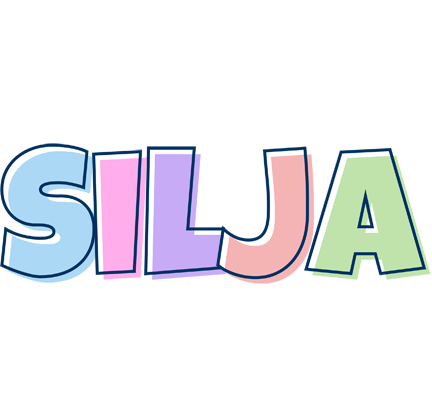 Silja pastel logo