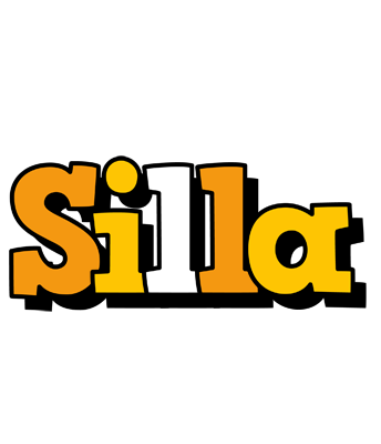 Silla cartoon logo