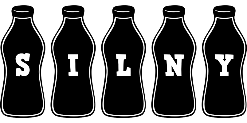 Silny bottle logo