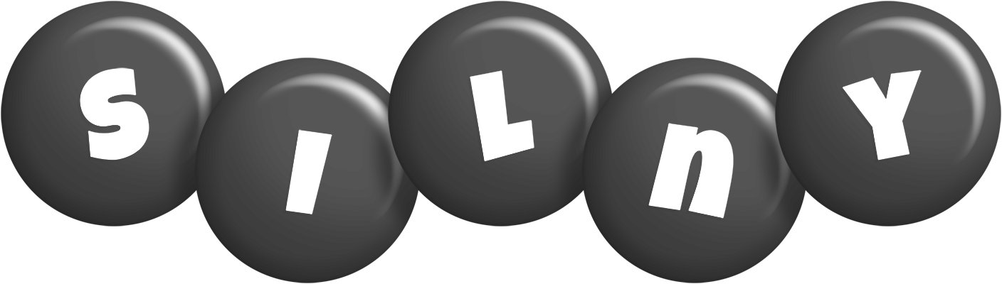 Silny candy-black logo