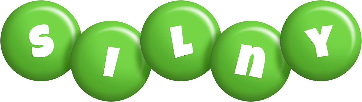 Silny candy-green logo