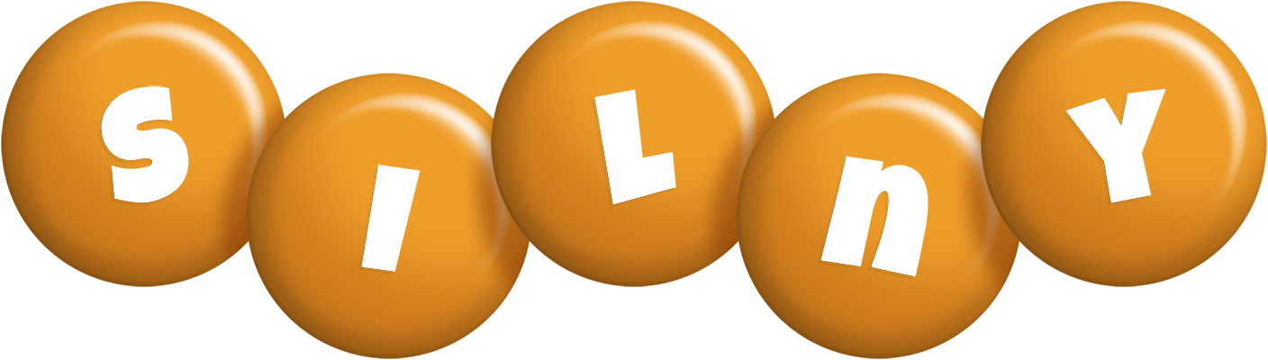 Silny candy-orange logo