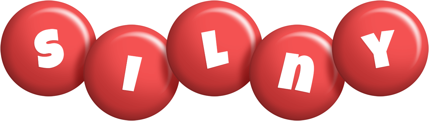 Silny candy-red logo