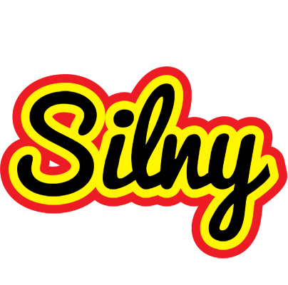 Silny flaming logo