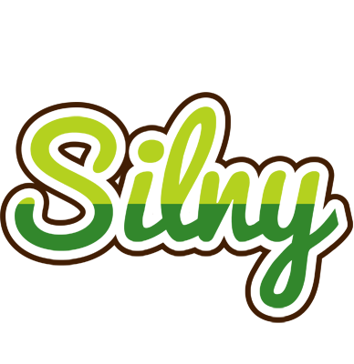 Silny golfing logo