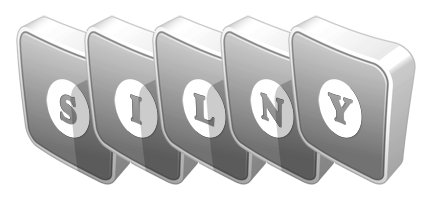 Silny silver logo