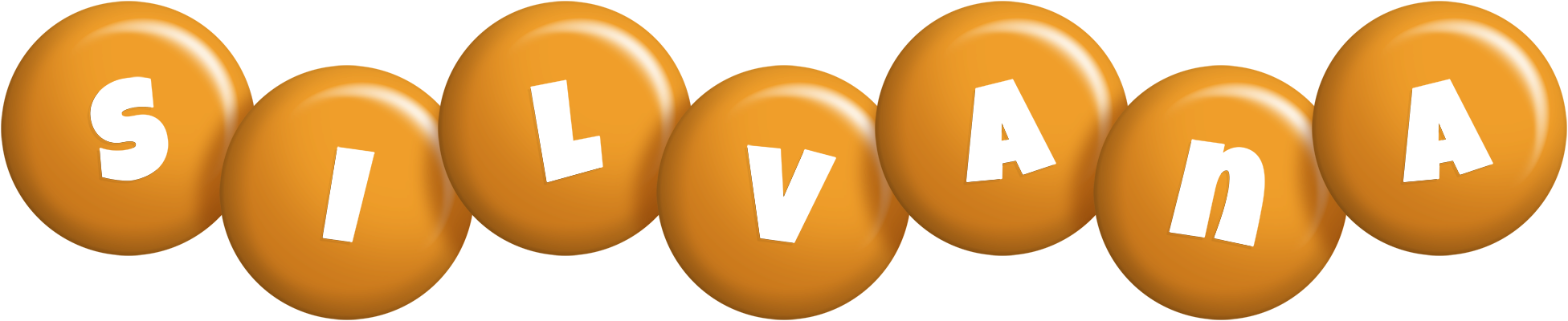 Silvana candy-orange logo