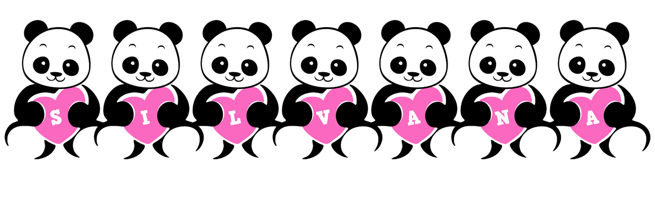 Silvana love-panda logo