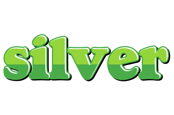 Silver apple logo
