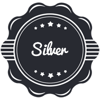 Silver badge logo