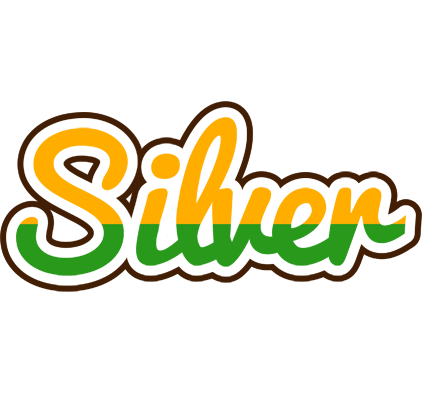 Silver banana logo