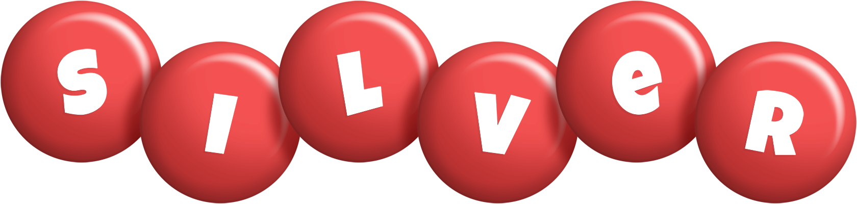 Silver candy-red logo