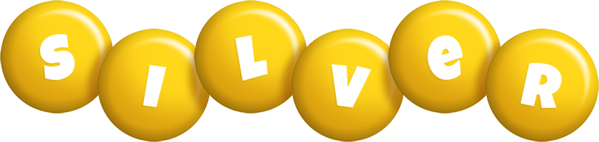 Silver candy-yellow logo