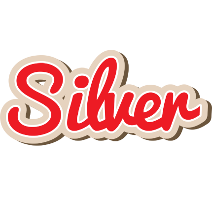 Silver chocolate logo