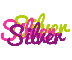 Silver flowers logo