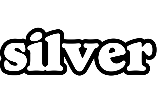 Silver panda logo