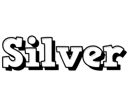 Silver snowing logo