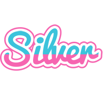 Silver woman logo