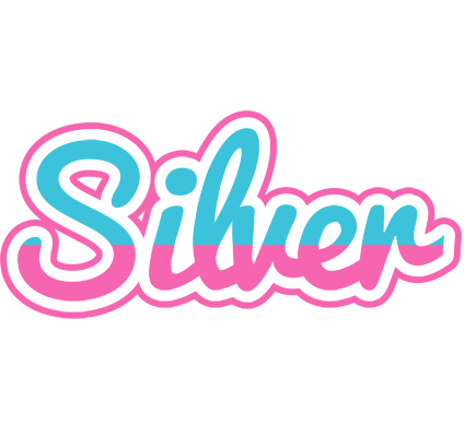 Silver woman logo
