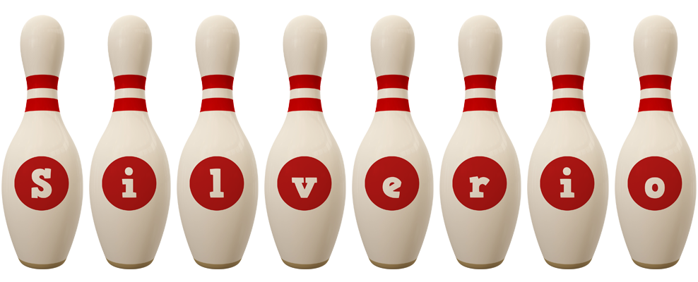 Silverio bowling-pin logo