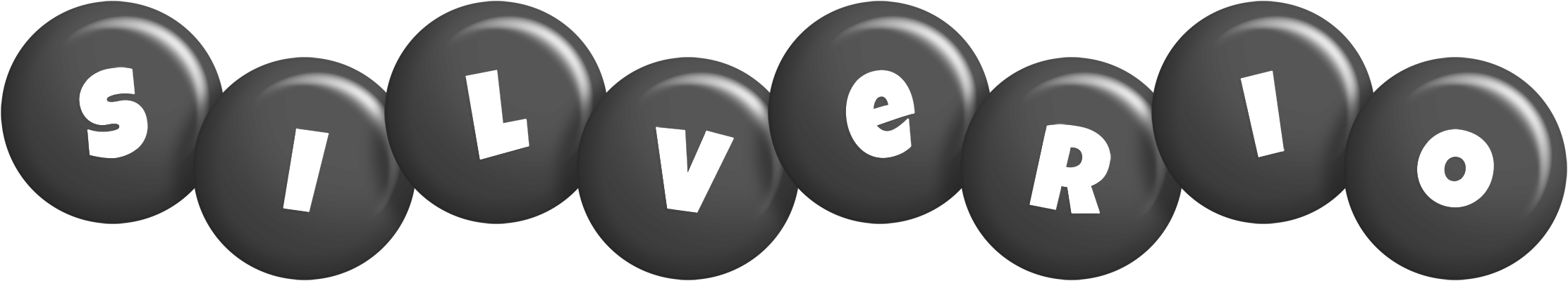 Silverio candy-black logo