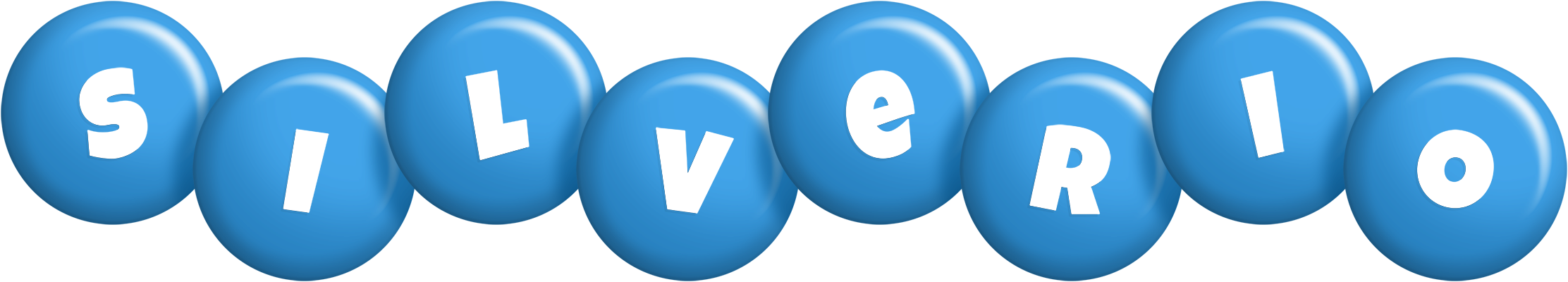 Silverio candy-blue logo