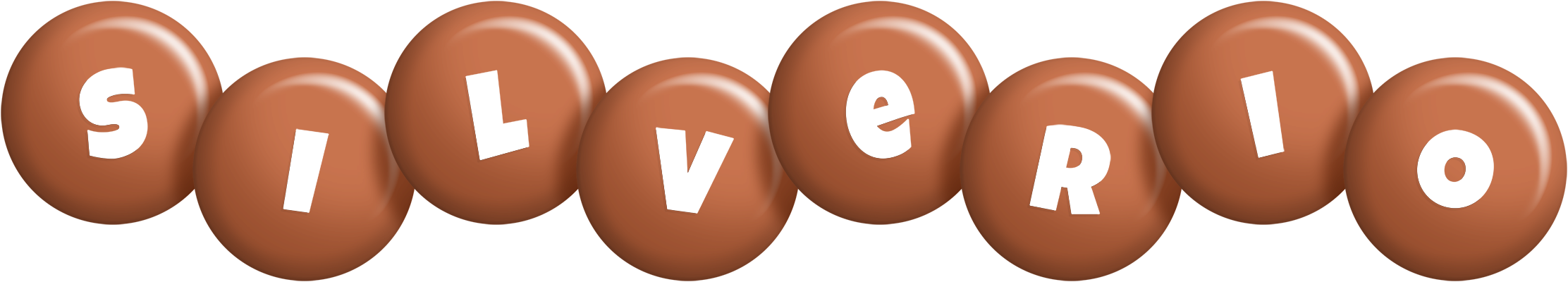 Silverio candy-brown logo