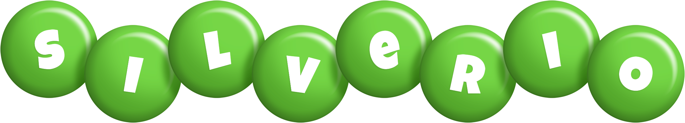 Silverio candy-green logo