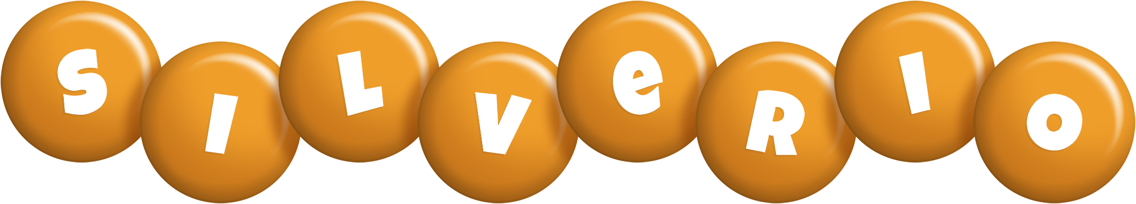 Silverio candy-orange logo