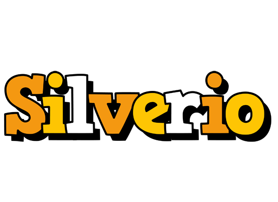 Silverio cartoon logo