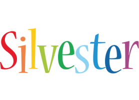 Silvester birthday logo