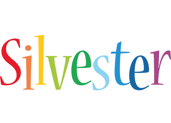 Silvester birthday logo