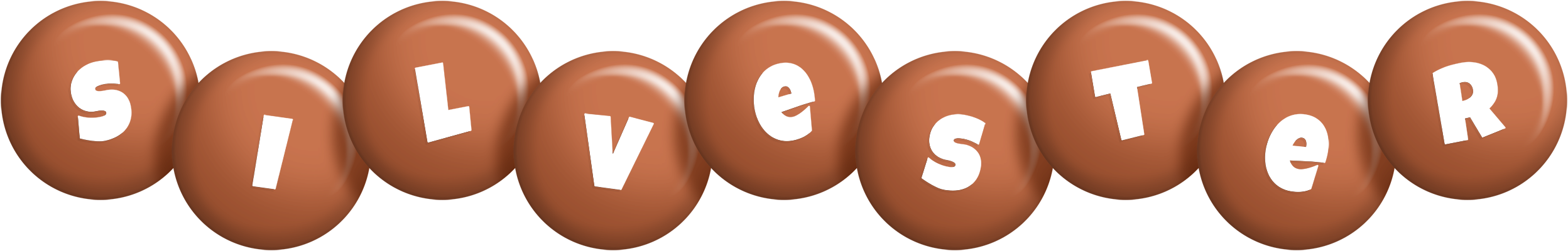 Silvester candy-brown logo